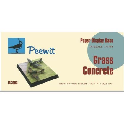 1:144 Grass - Concrete-size of the field 10,3 x 10,3 cm