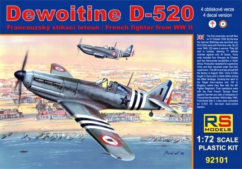 1:72 Dewoitine D-520 Free France