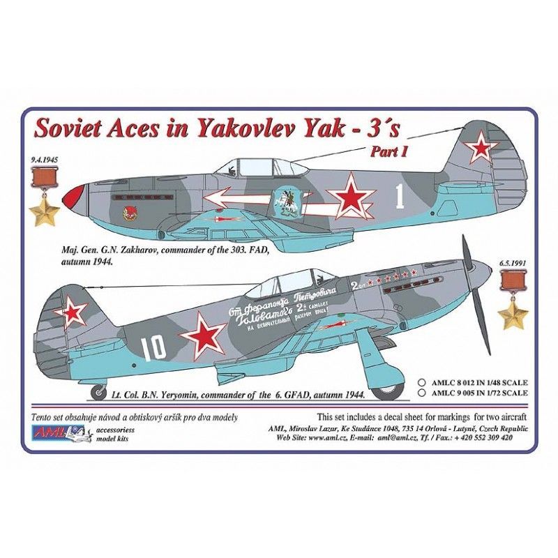 1:72 Soviet Aces in Yakovlev Yak-3´s , PART I