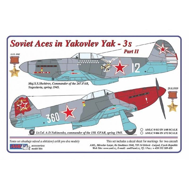 1:72 Soviet Aces in Yakovlev Yak-3´s , PART II