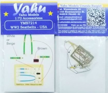 1:72 WW2 seat belts USAAF & US NAVY