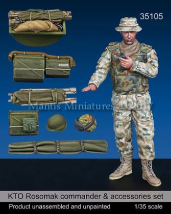 1:35 KTO Rosomak Commander & accessories set