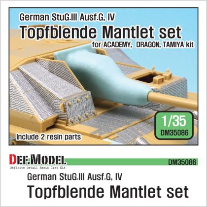 1:35 German StuG Topfblende Mantlet set