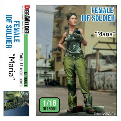 1:16 Modern IDF Female Soldier 'Maria'