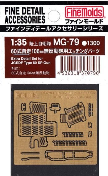 1:35 JGSDF Type 60 SPG (Photo-Etched Parts)