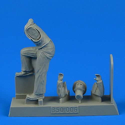 1:35 Kriegsmarine WWII sailor for German schnellboats, German Human Torpedoes