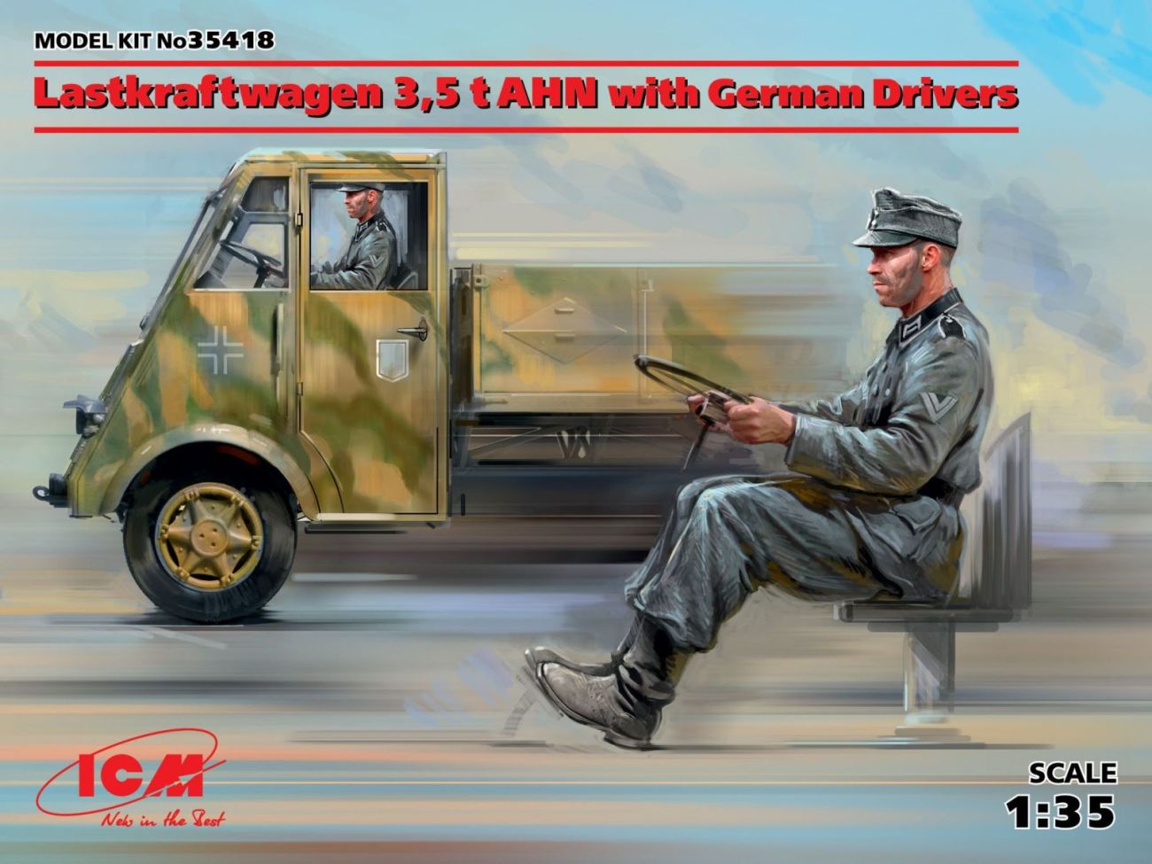 1:35 Lastkraftwagen 3,5 t AHN with German Drivers