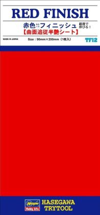 RED FINISH 1 SHEET (90 X 200MM)