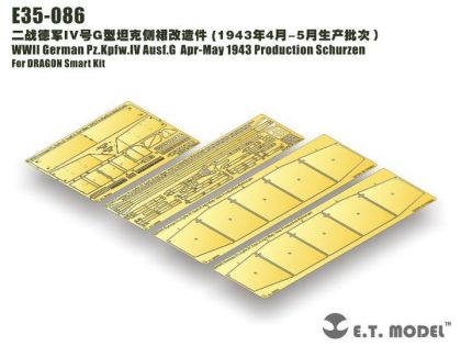 1:35 WWII German Pz.Kpfw.IV Ausf.G Apr-May 1943 Production Schurzen