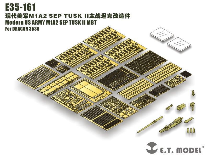 1:35 Modern US ARMY M1A2 SEP MBT TUSK II