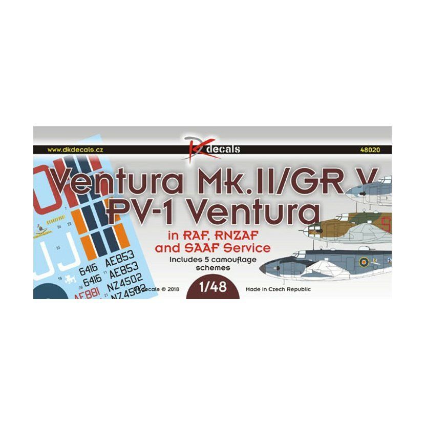 1:48 Ventura Mk.II/GR.V/PV-1 in RAF, RNZAF and SAAF Service