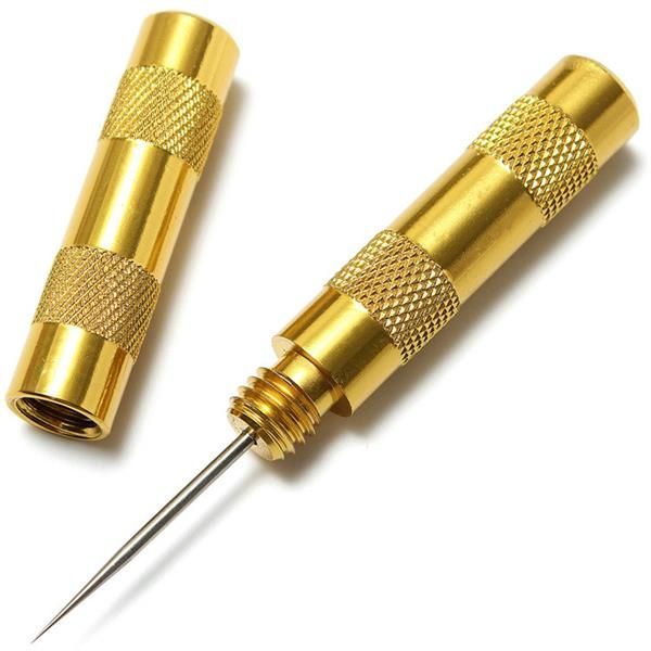 Needle for cleaning airbrush nozzles