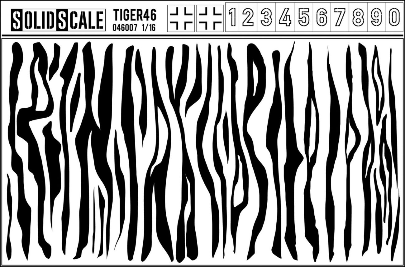 1:16 TIGER46 Mask for painting 