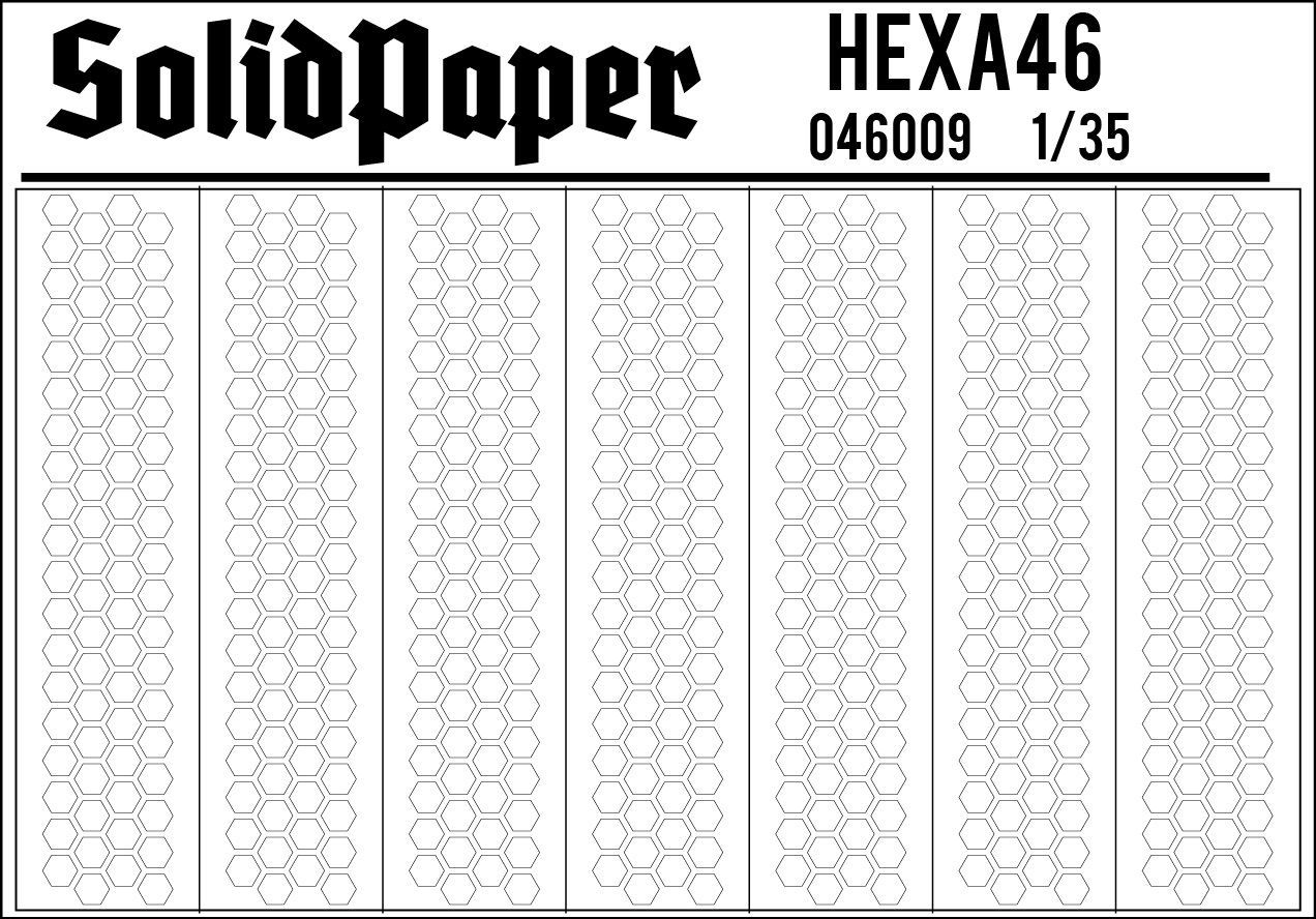 1:35 HEXA46 Mask for painting a HEXA camo