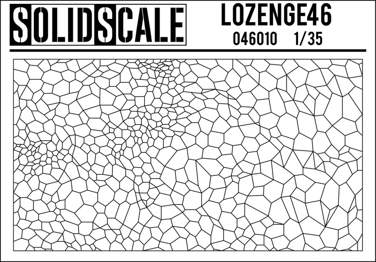 1:35 LOZENGE46 Mask for bringing the famous Lozenge WW1 camo into 1946