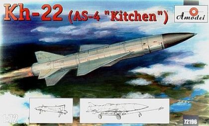 1:72 Raduga X-22 ( Kh-22) AS-4 'Kitchen' Soviet Large Long-Range Anti-Ship Missile