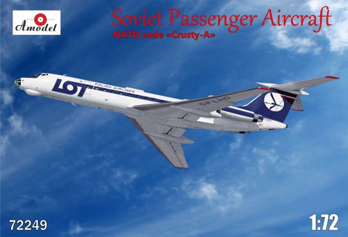 1:72 Soviet passenger aircraft Tu-134 Crusty-A