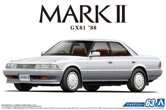 1:24 Toyota GX81 Mark II 2.0 Grande Twincam 24 '88