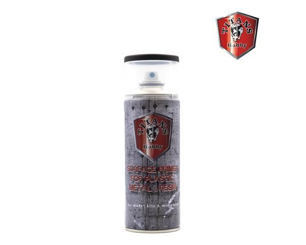 BLACK MATT PRIMER Spray for Plastic, Metal & Resin 400ml