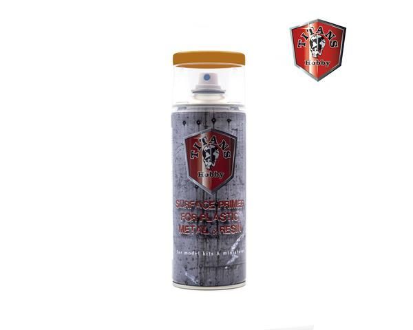 IMPERIAL YELLOW MATT PRIMER Spray for Plastic, Metal & Resin400ml
