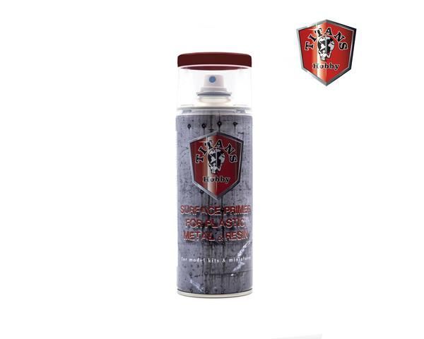 ROYAL RED MATT PRIMER Spray for Plastic, Metal & Resin 400ml