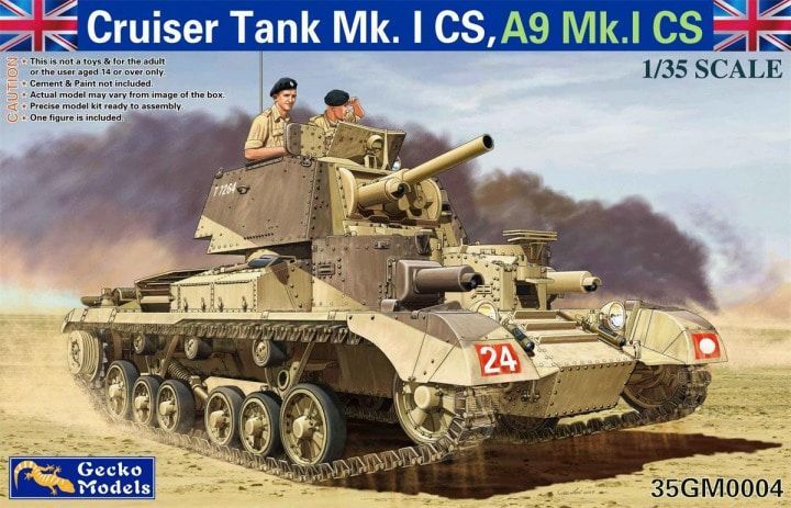 1:35 Cruiser Tank Mk. I CS, A9 Mk.ICS