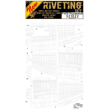 1:32 P-47D - Riveting Set