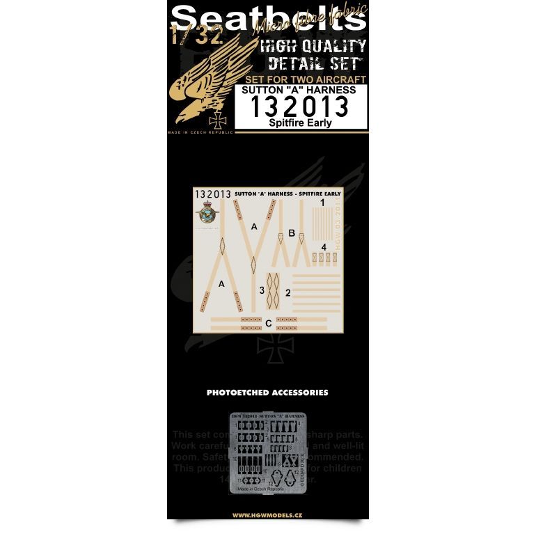 1:32 Spitfire (Early) - Seatbelts