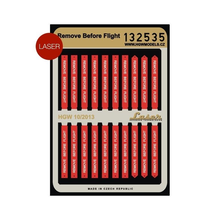 1:32 Remove Before Flight - Belts