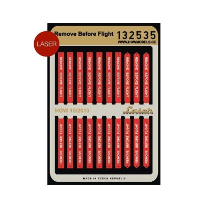 1:32 Remove Before Flight - Belts