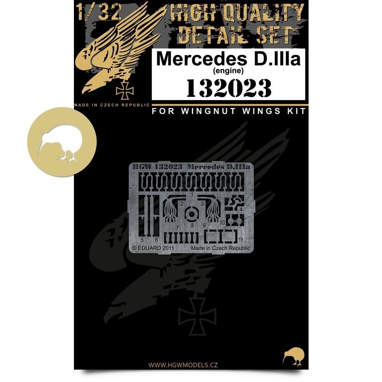 1:32 Mercedes D.IIIa - Engine