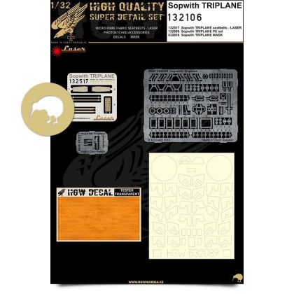 1:32 Sopwith Triplane - Super Detail Set