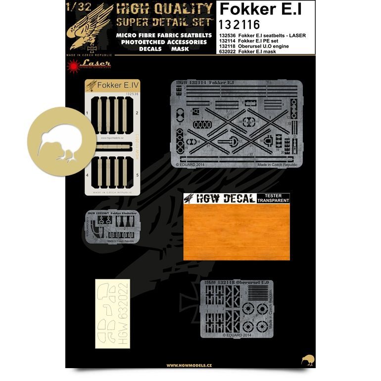 1:32 Fokker E.I - Super Detail Set