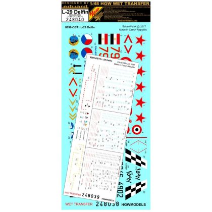 1:48 L-29 Delfín - Stencils & Markings