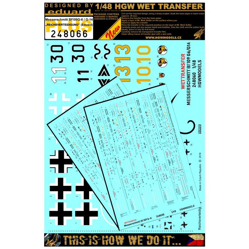 1:48 Bf109 G-6/G-14 Reichsverteidigung - PLUS