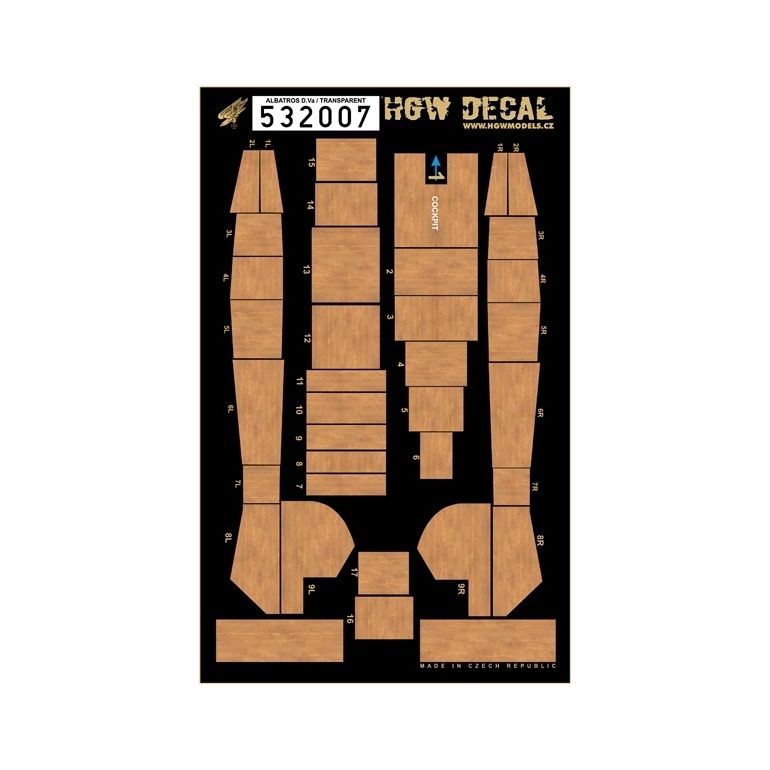 1:32 Albatros D.V & D.Va - Transparent