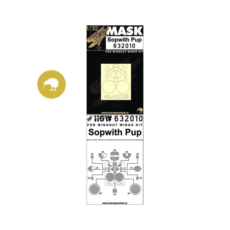 1:32 Sopwith Pup - Mask