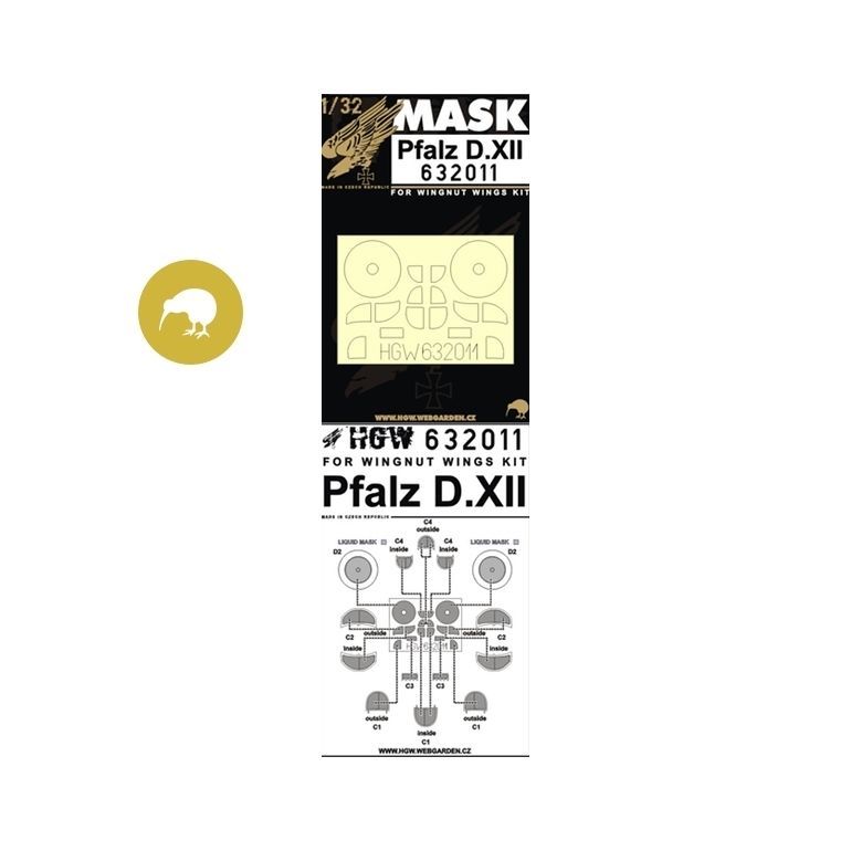 1:32 Pfalz D.XII - Mask