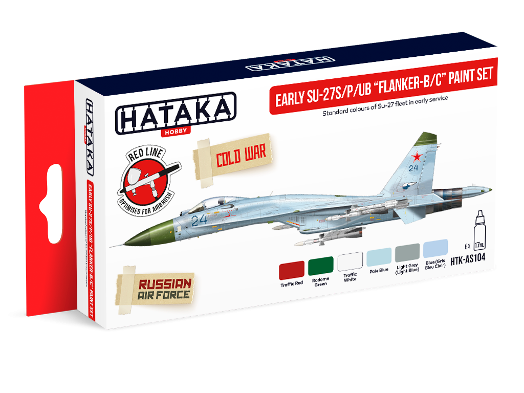 Early Su-27S/P/UB „Flanker-B/C” paint set