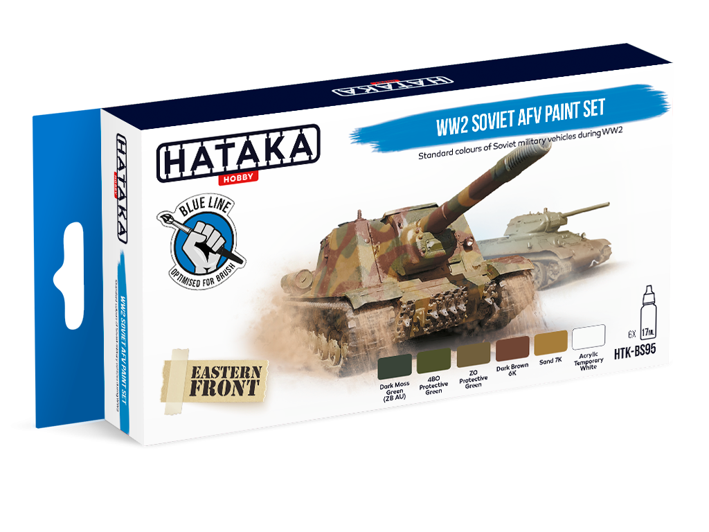 WW2 Soviet AFV paint set