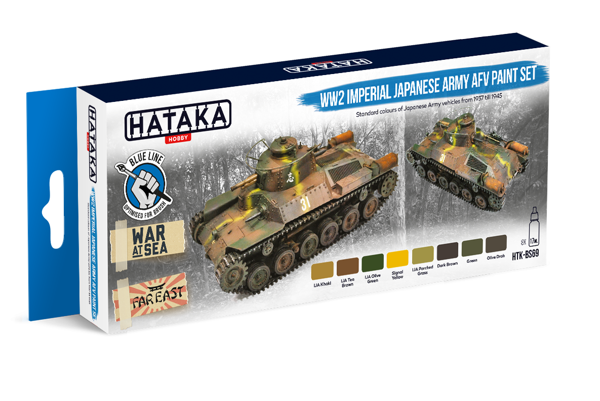 WW2 Imperial Japanese Army AFV paint set