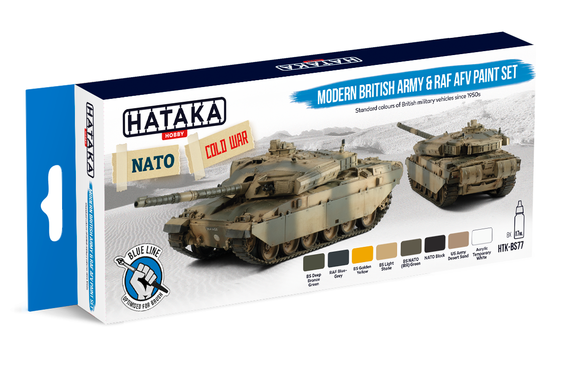 Modern British Army & RAF AFV paint set
