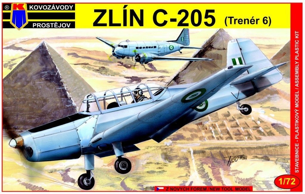 1:72 ZLÍN C-205 military trainer version