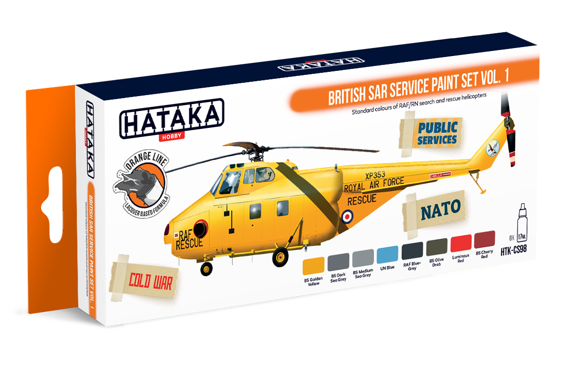 British SAR Service paint set vol. 1