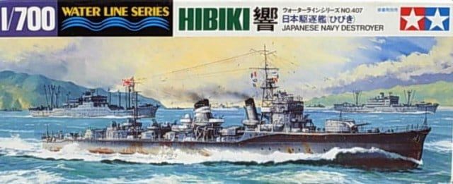 1:700 Japanese Destroyer Hibiki Waterline Series