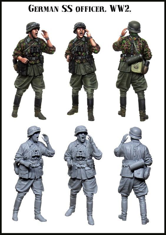 1:35 WWII German SS Officer