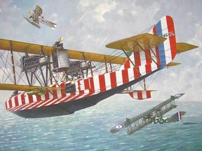 1:72 Felixstowe F.2A (With upper wing gunner position)