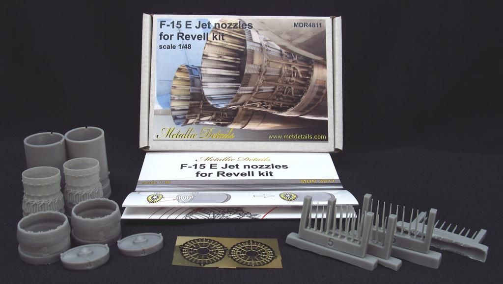 1:48 F-15 E. Jet nozzles (Revell)