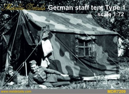 1:72 German staff tent type 1