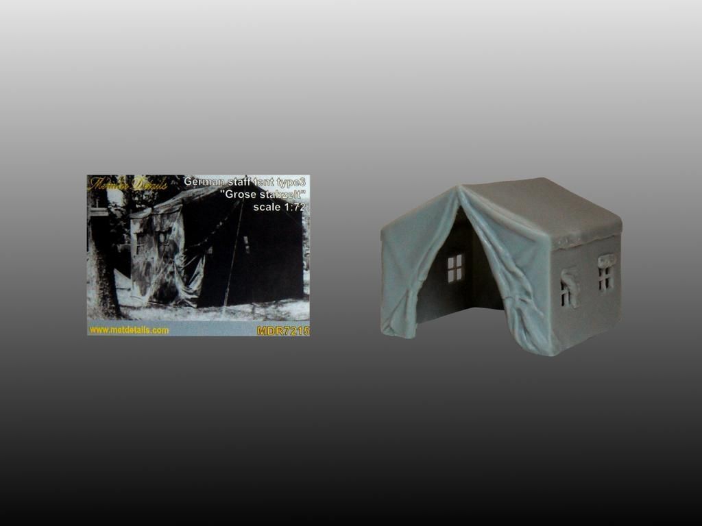 1:72 German staff tent type 3